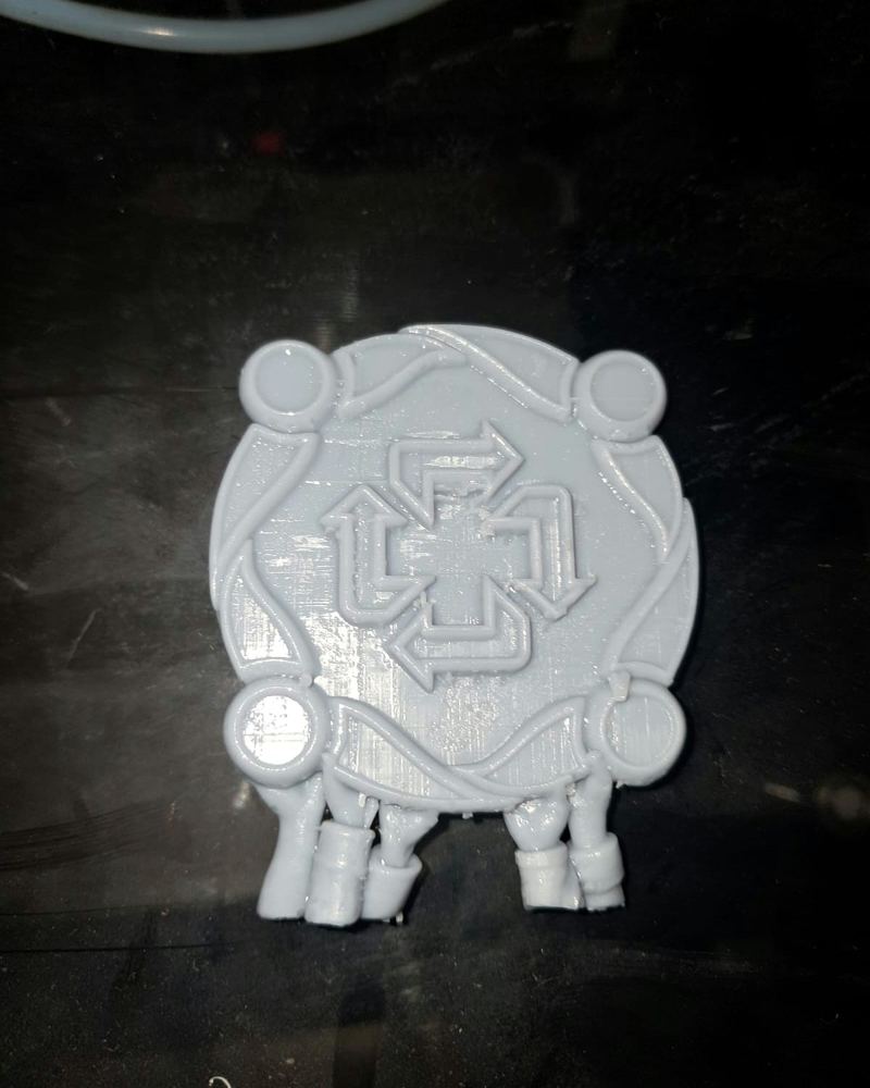 Emblem custom hasil cetak resin